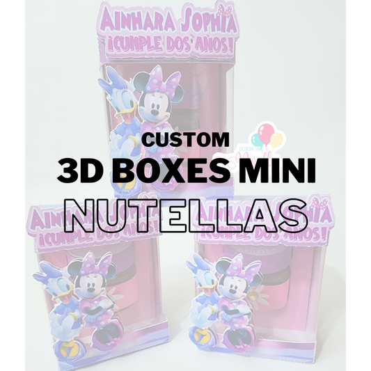 3D Mini Nutella Box 12ct