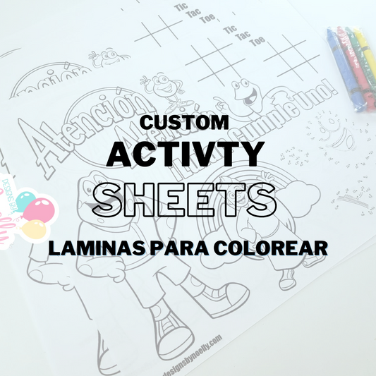 Coloring Activity Sheets  / Paginas para Colorear
