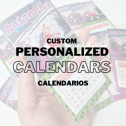 Personalized Calendars / Calendarios 6ct - 12ct
