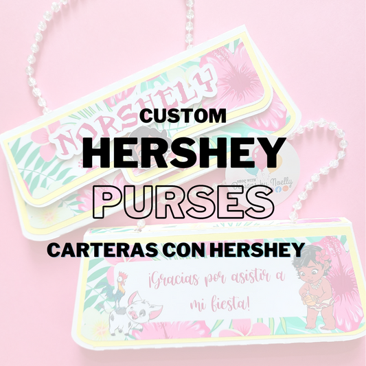 Over The Top Hershey Purses / Carteras Hersheys  6ct / 12ct