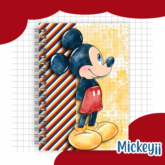 Spiral Mickey Notebook / Grade Tracker / Schedule / Assignments /