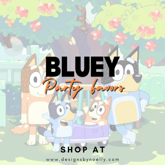 Bluey Theme Party Favors