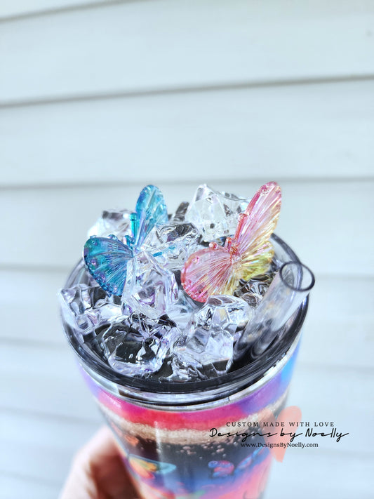 Butterfly Colorful 20oz Tumbler