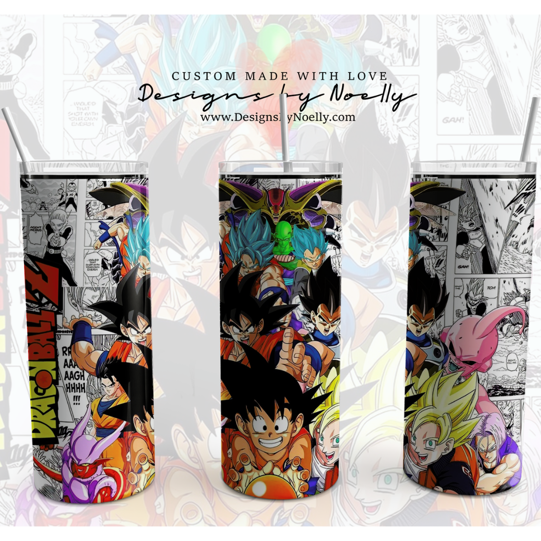 Dragon Ball Z Beer Can glass | Boho Coffee Glass 24 OZ