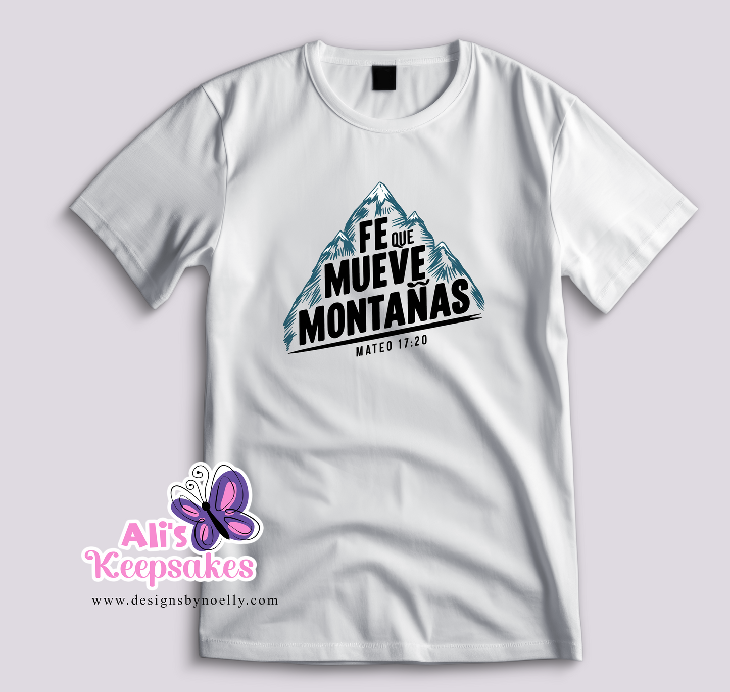 T-Shirt "Fe que mueve montanas"