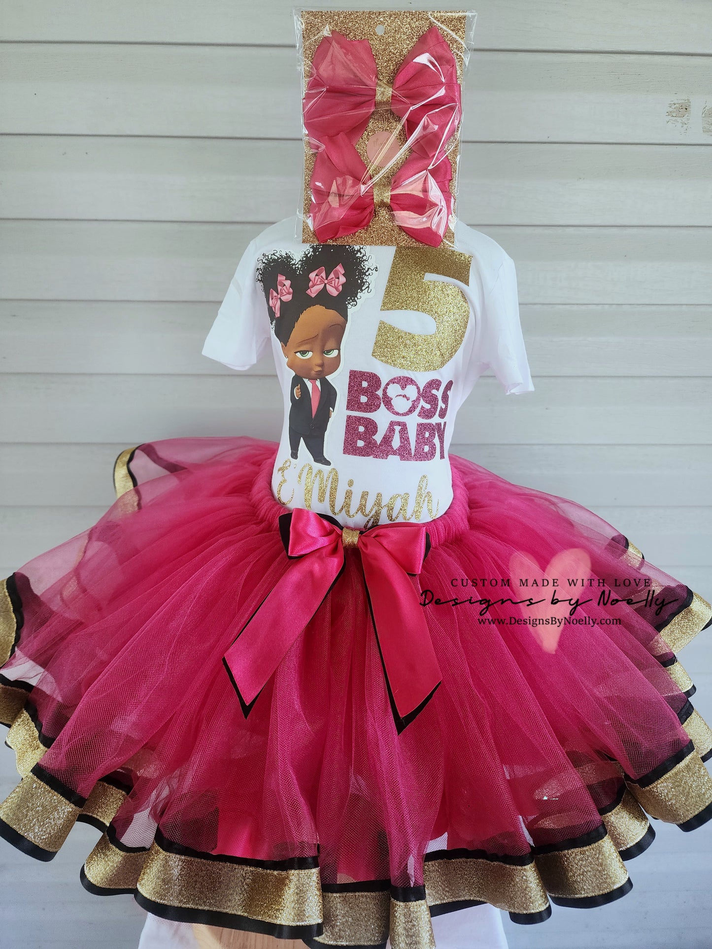 Boss Baby Girl Tutu Outfit