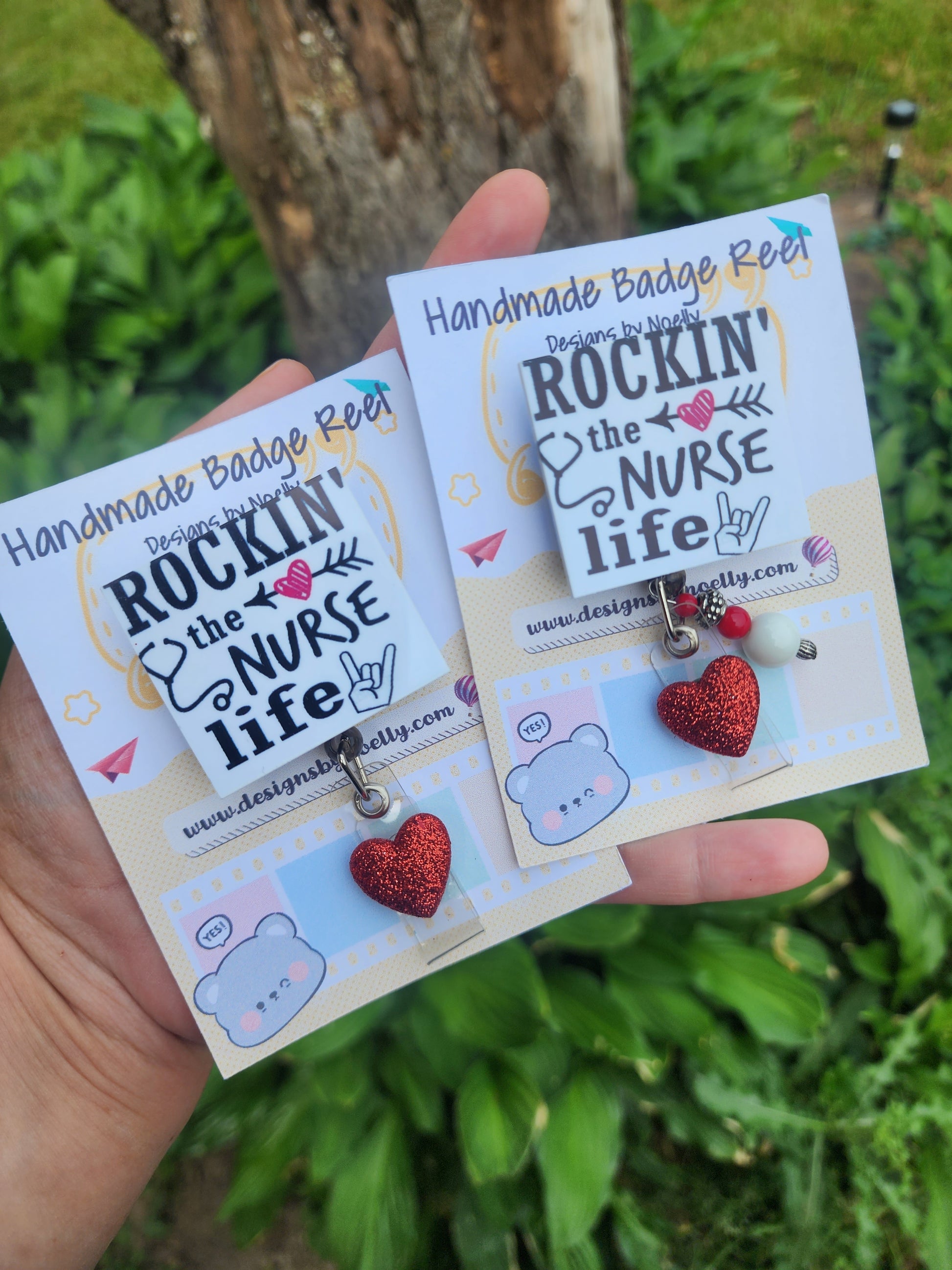 Rockin' the Nurse Life Badge Reel – Designs by Noelly
