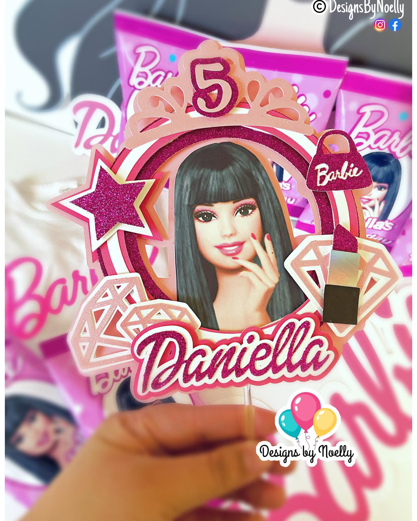 Barbie 3D Cake Topper – Designs by Noelly