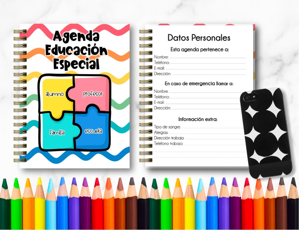 Educacion Especial / Agenda / Special Education Planner / Maestra