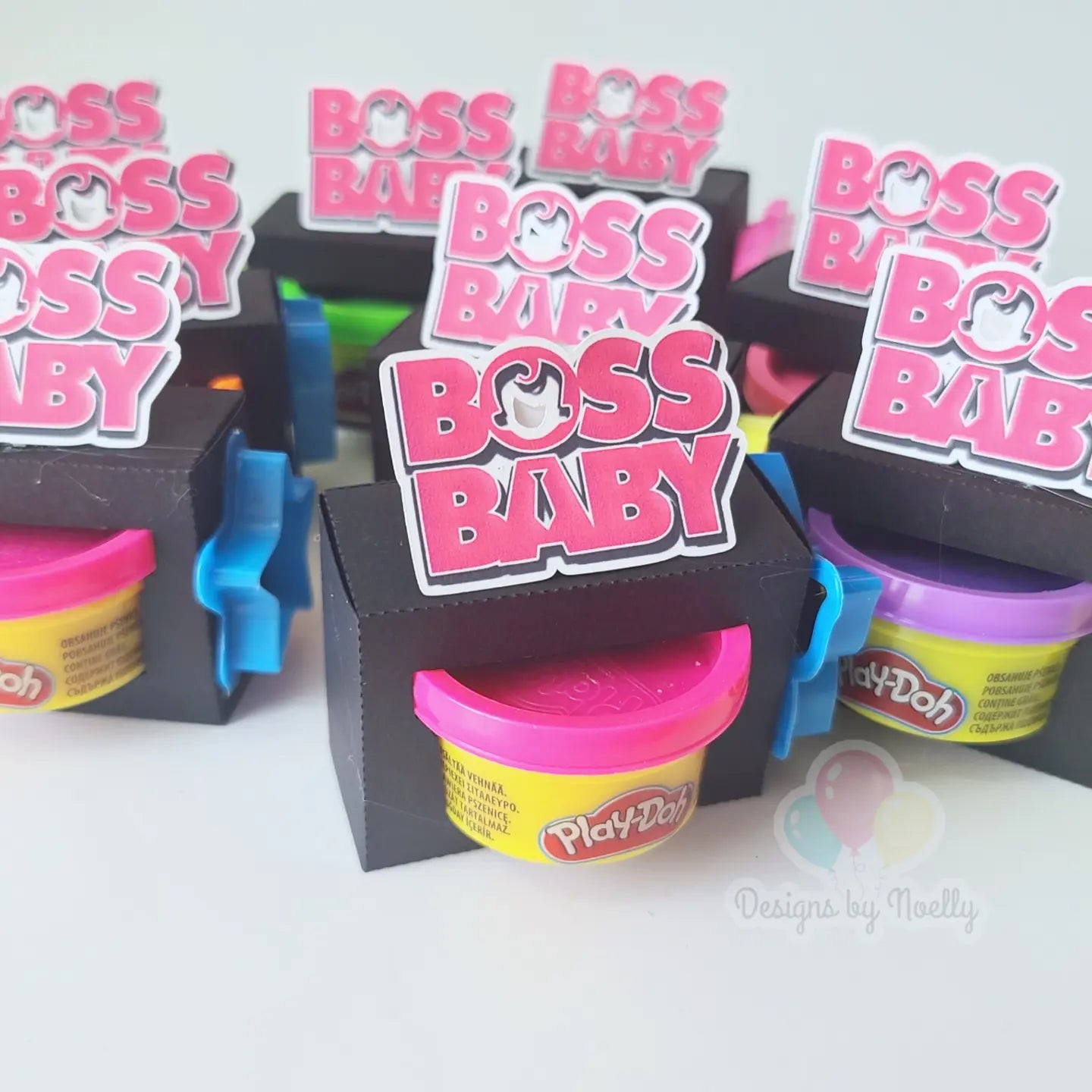 Boss Baby Pink Party Favors