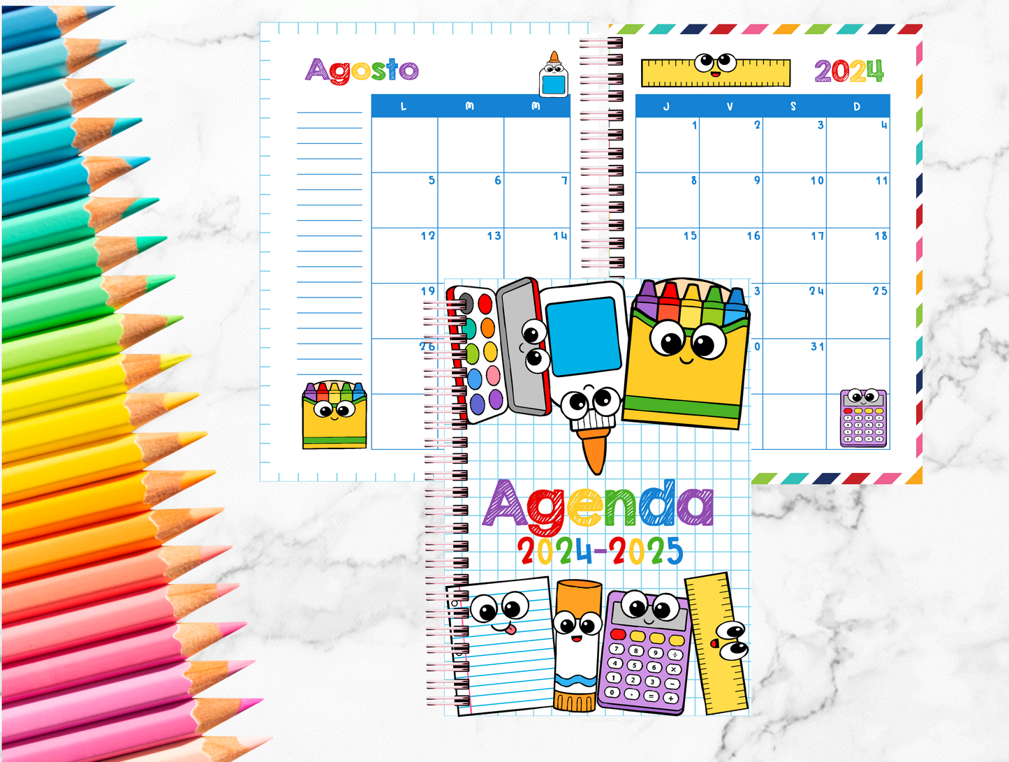 Agenda Escolar / School Year Planner/ Maestras / Estudiante