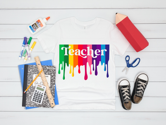 Teacher Colorful T-Shirt