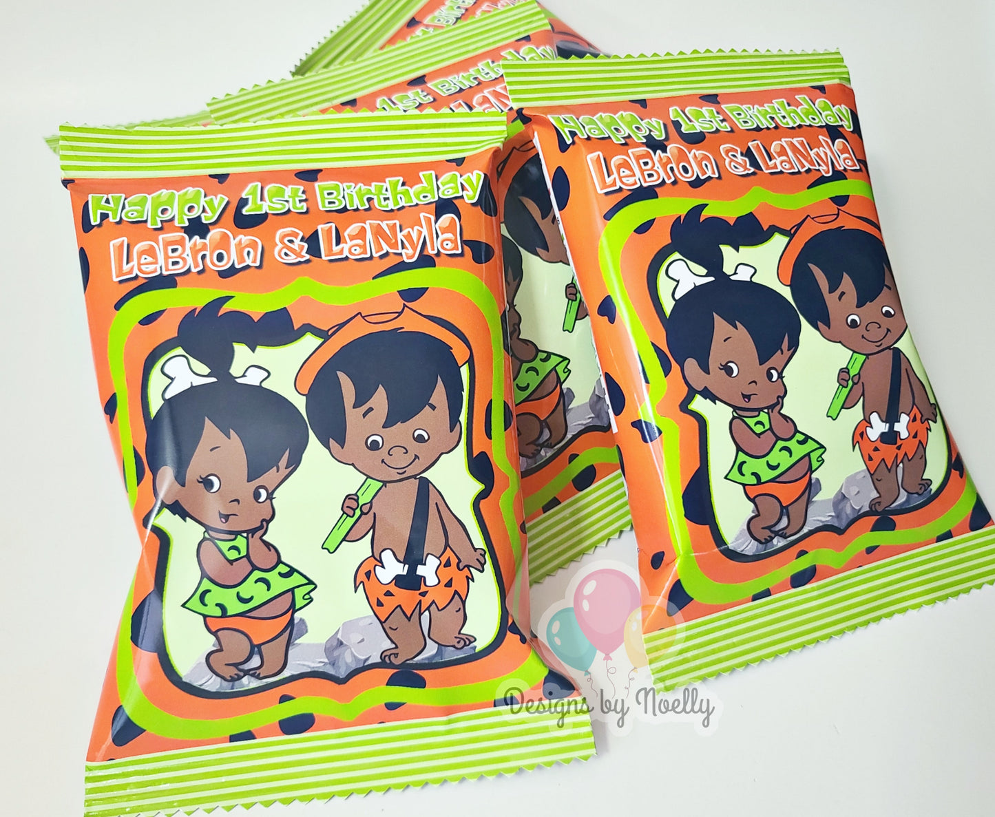 Pebbles and Bam Bam Party Favors