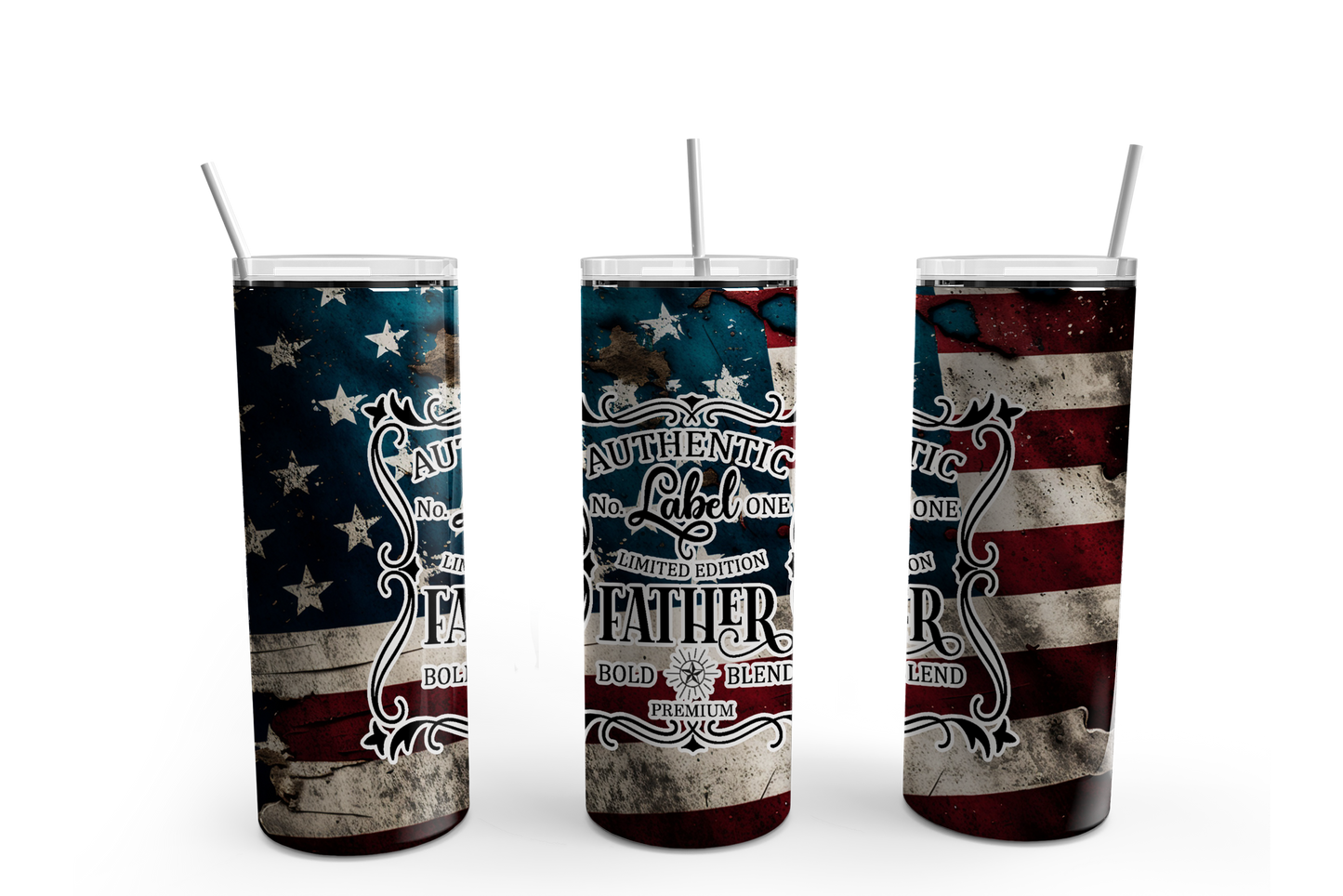 Authentic No. Label One  Limited Edition Father 20oz Tumbler / Father's Day / Dad (Copy)