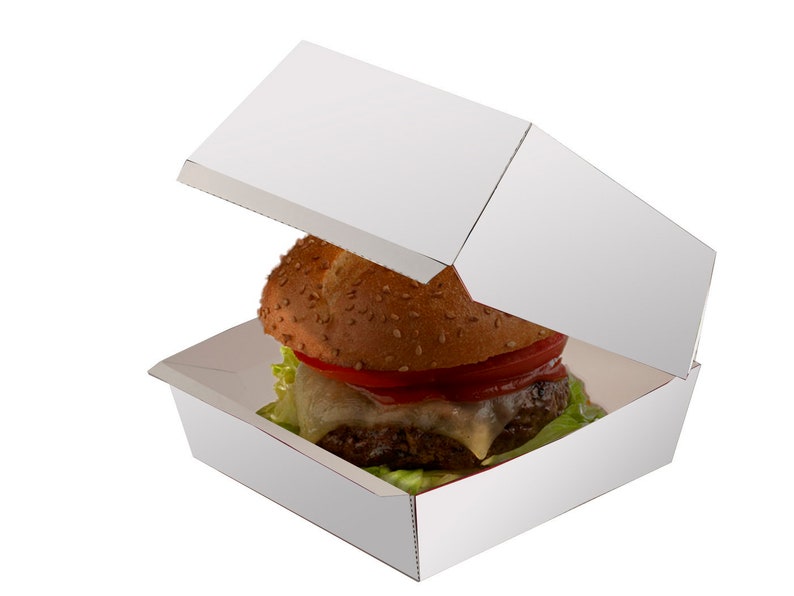 Custom Burger Box Party Favors 12ct