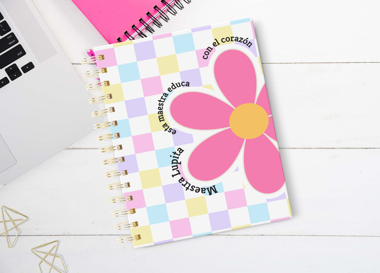 Retro Flower Teacher's Agenda  /  Agenda Escolar / School Year Planner/ Maestras/ Students/ Estudiantes