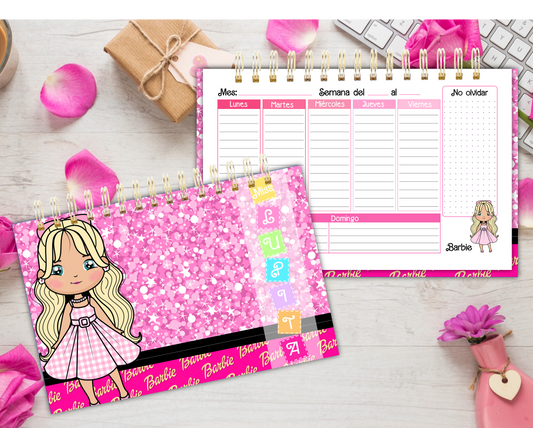 Barbie Weekly Planner for Teacher's / Organizador Semanal Maestros