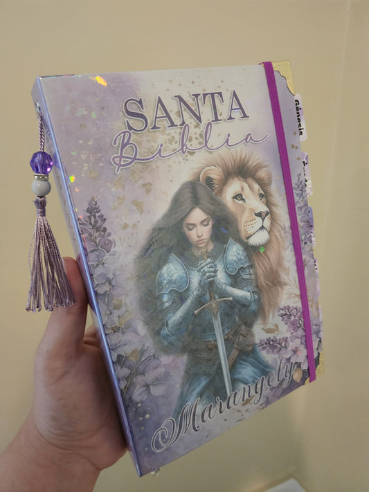 Biblia Virtuosa | Reina Valera 1960 | NVI  | KJV | Flores | Violeta | Flowers |  Woman's Bible | Holy Bible | Lion and Woman