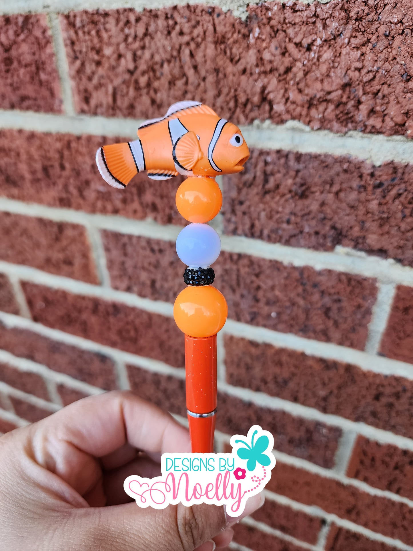 Marlin Finding Nemo Custom Made Beaded Pens| Character Pens