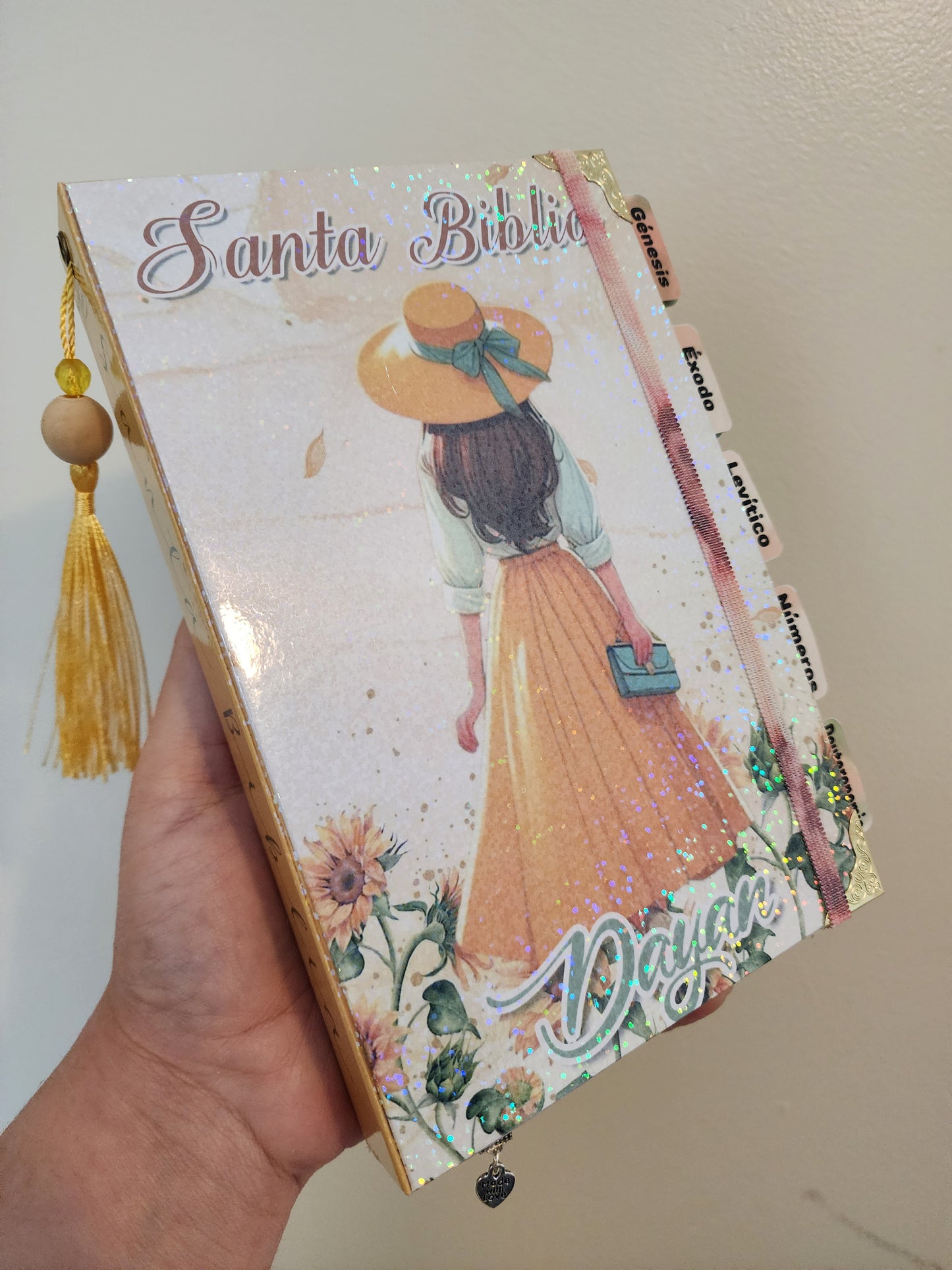 Biblia A-Girasoles  | Reina Valera 1960 | NVI  | KJV | Flores | Amarilla | Flowers | Yellow Woman's Bible | Holy Bible