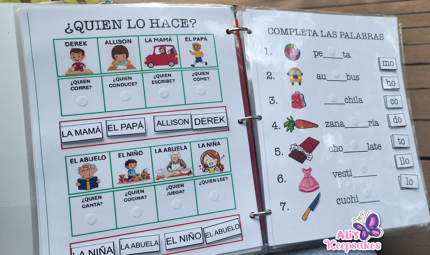 Carpeta Educativa | Educational Binder | Speech Therapy | Autism | Non Verbal | Terapista del Lenguaje