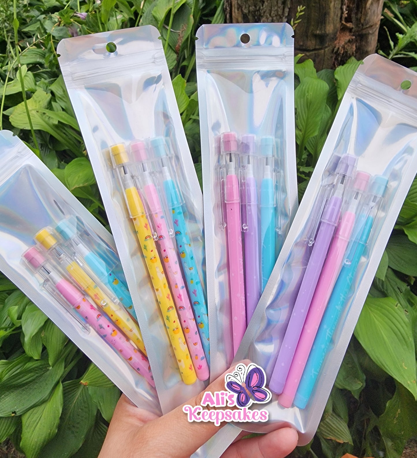 3pc Mechanical Pencils Pastel Colors