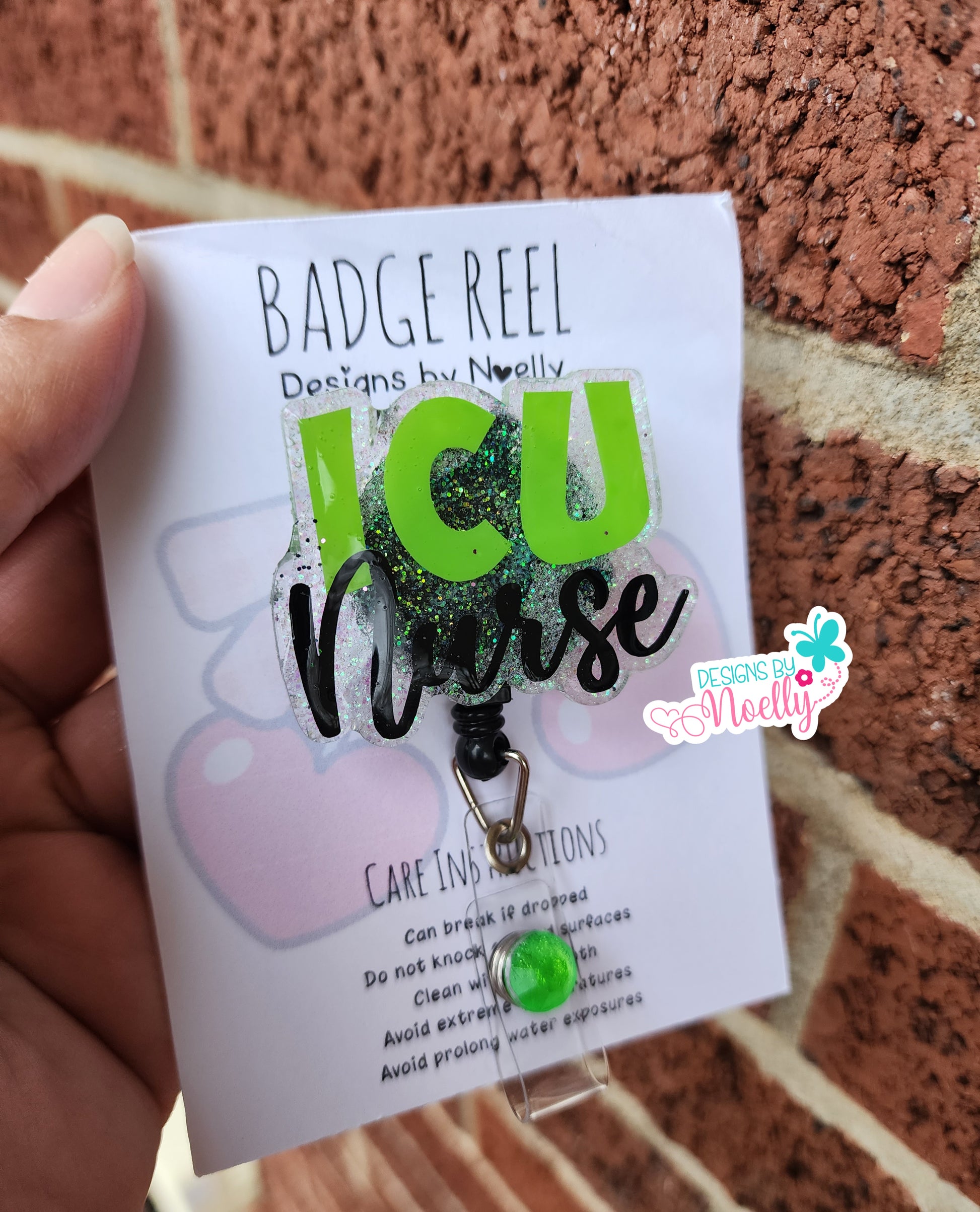 ICU Nurse Badge Reel (1pc) – Designs by Noelly