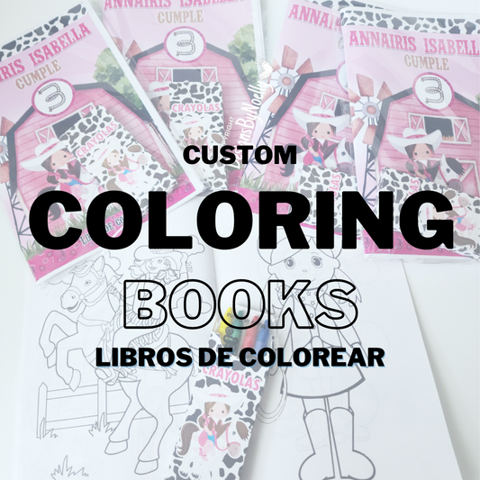 Coloring Books / Libros de Colorear