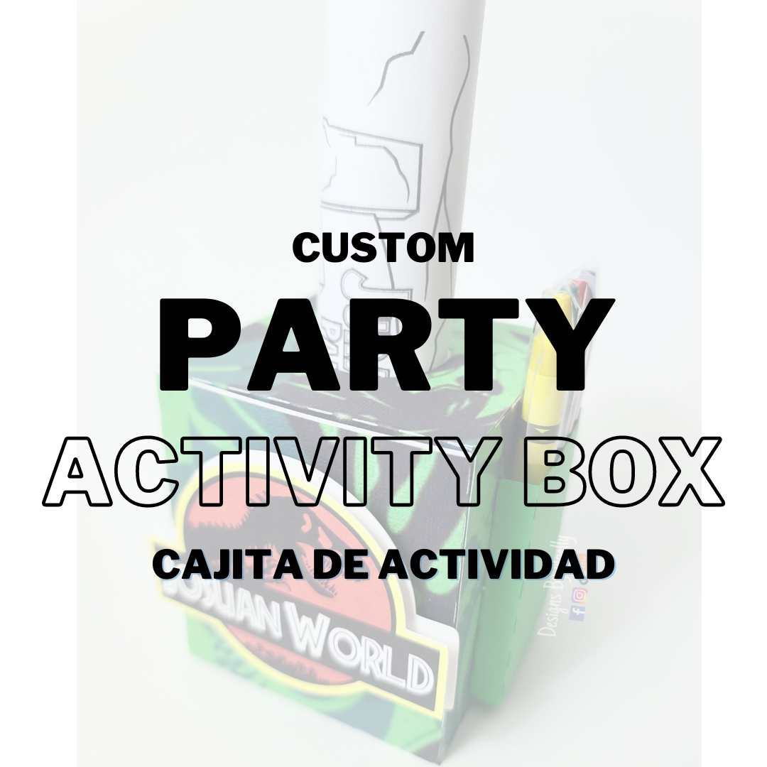 Activity Box with Coloring pages and Crayons. 12ct