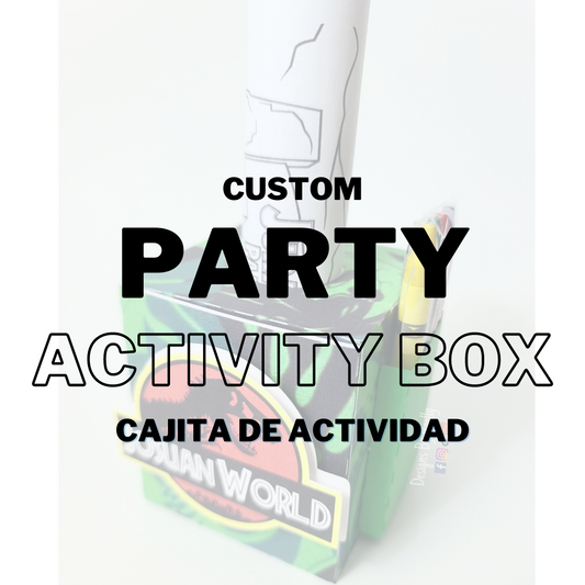 Activity Box with Coloring pages and Crayons. 12ct