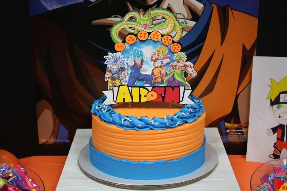 Dragon Ball Z Goku Super Saiyan Edible Cake Topper Party Decoration Edible  Image | eBay