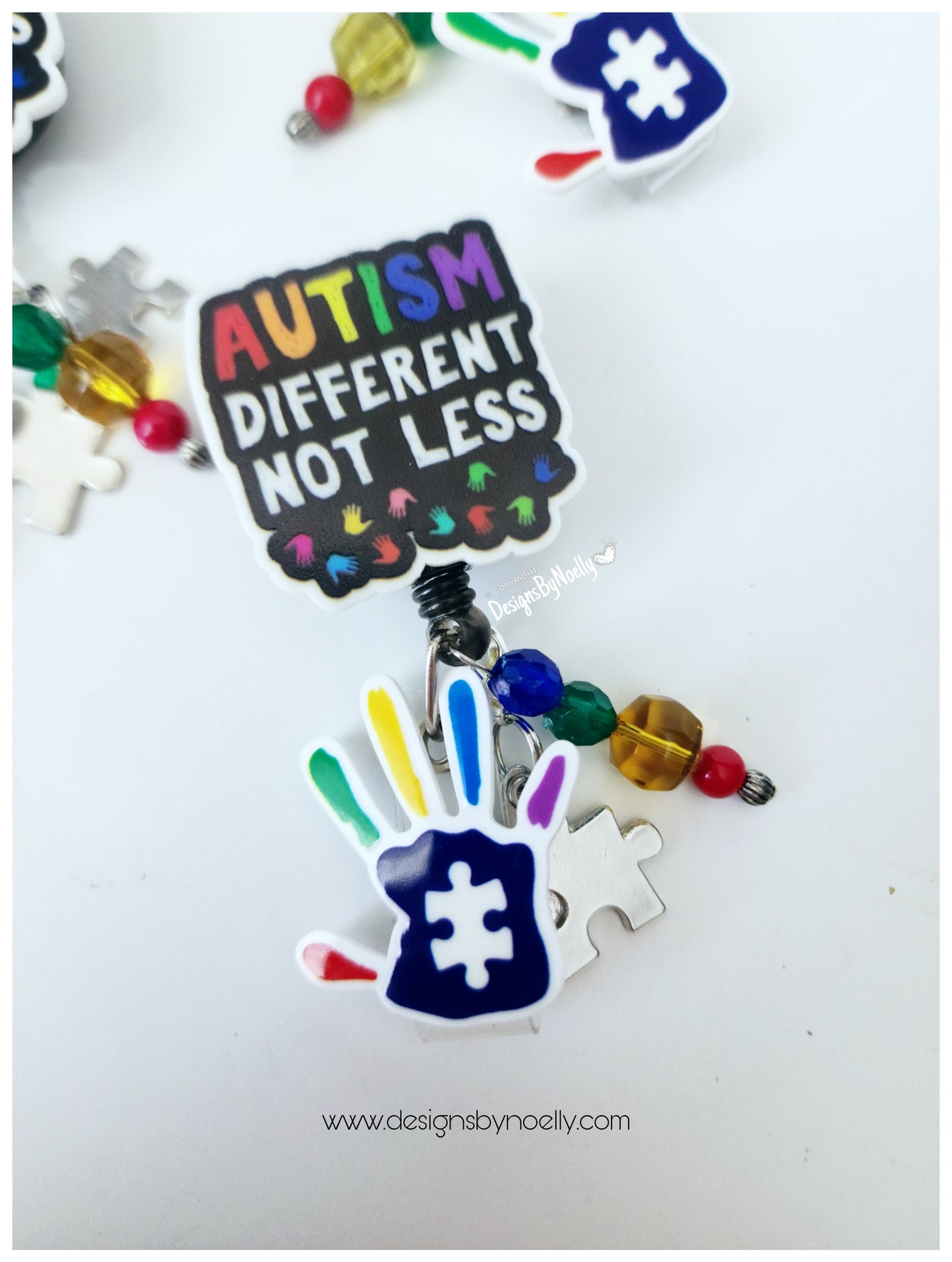 Autism Awareness Badge Reel